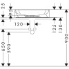 Раковина Hansgrohe Xuniva Q 55 60168450