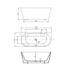 Акриловая ванна Vincea 180x80 VBT-421-1800