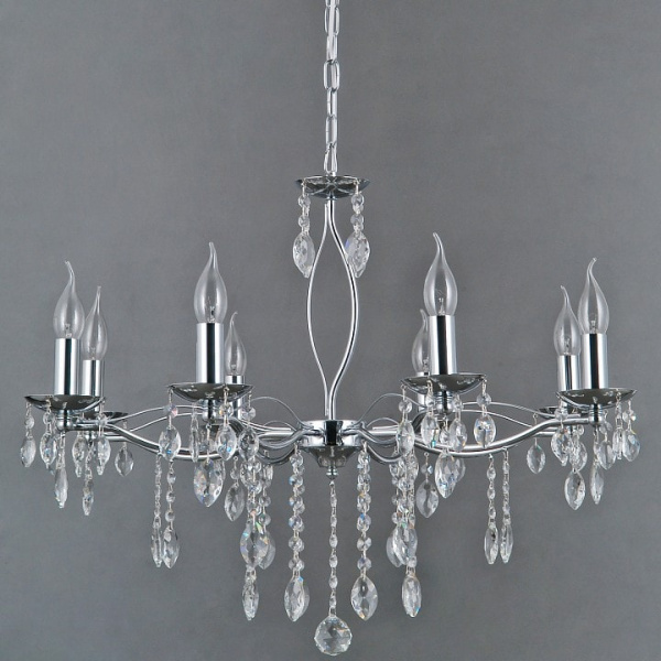 Подвесная люстра ILLUMICO CASTOR IL0266-8PSQ-24 CR CASTOR