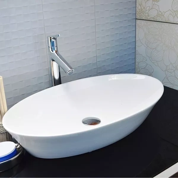 Раковина-чаша CeramaLux 9397 60,5x37 см, накладная, белый