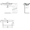 Раковина 84x46 см Ideal Standard Connect Air E0279V3