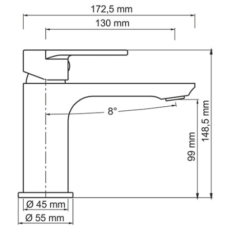 Смеситель для раковины WasserKRAFT Mindel 8503