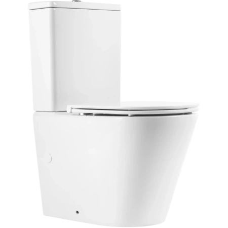 Чаша напольного безободкового унитаза BelBagno Flay-R BB007CPR
