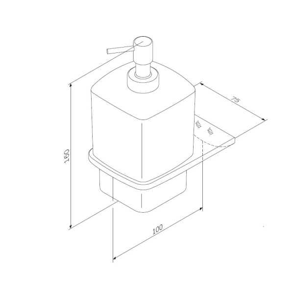 Дозатор для мыла AM.PM Inspire 2.0 A50A36922
