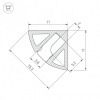 Профиль встраиваемый угловой внутренний Arlight SL-KANT 044086