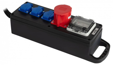 Удлинитель Эра  IND380-SF-4e-5x4-5m-IP44