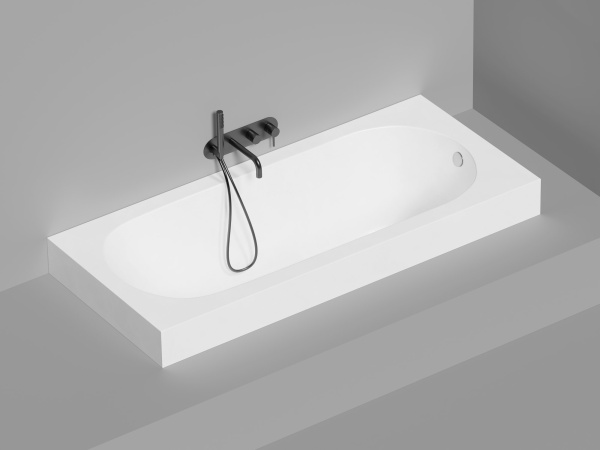 Ванна из искусственного камня Salini Ornella 180x80 102312MF покраска по RAL полностью