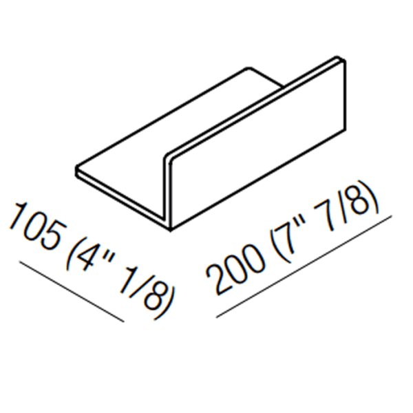 Полочка Agape Dot line ADTL0465Z белый