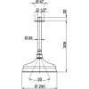 Верхний душ Cisal Shower DS01341021