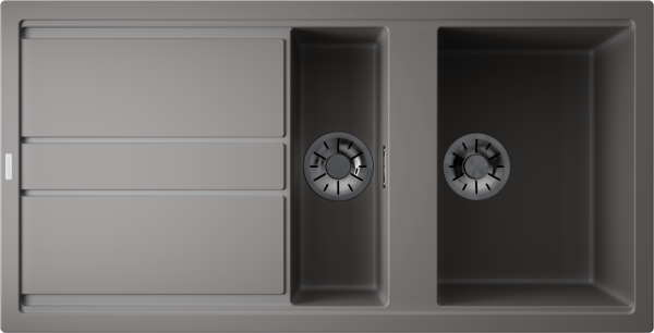 Кухонная мойка Omoikiri Kitagawa 100-2 4993804 leningrad grey
