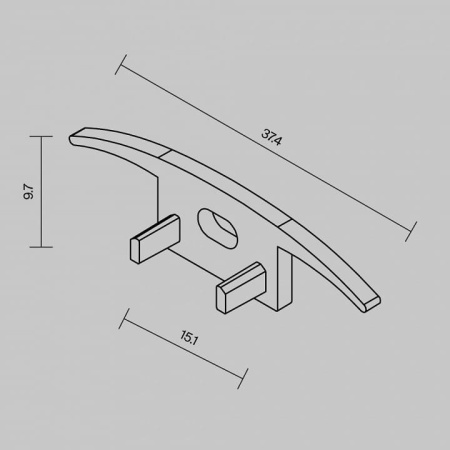 Заглушка для профиля Maytoni Led Strip  642086