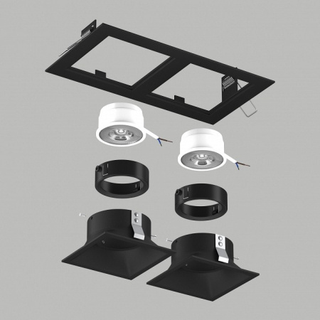 Встраиваемый светильник Lightstar Domino D5270707BMOD