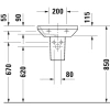 Раковина 45x33,5 см Duravit DuraStyle 0708450000