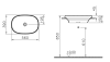 Раковина Vitra Frame 5652B403-0016