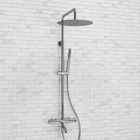 Душевая стойка WasserKRAFT A188.116.137.010.CH Thermo хром