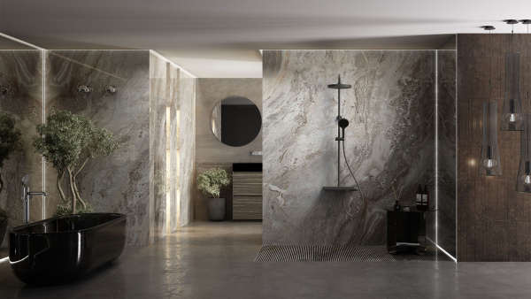 Душевая стойка Vincea Inspire VSFS-3I12TMB матовый черный