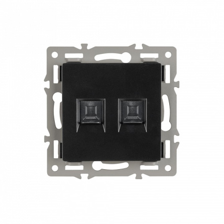 Розетка двойная RJ-12 и Ethernet RJ-45, без рамки Arlight SCT 045337