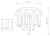 Накладной светильник Nowodvorski Stalactite 8355