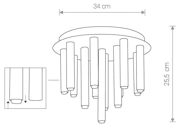 Накладной светильник Nowodvorski Stalactite 8355