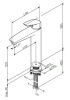 Смеситель для раковины Am.Pm Gem F9092000