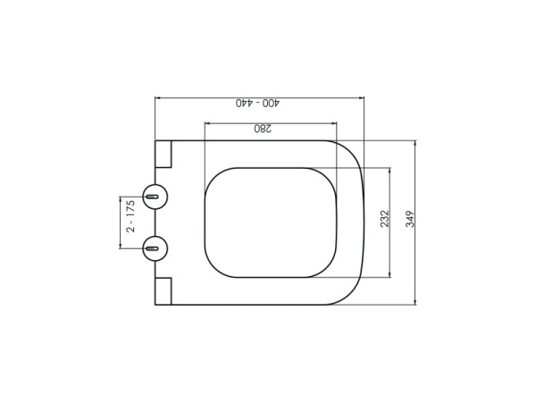 Крышка-сиденье Boheme Bello 975-W белый глянец