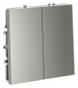 Выключатель двухклавишный без рамки Voltum S70 VLS020105