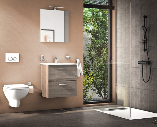 Смеситель для ванны и душа Vitra Origin A4261936WTC черный матовый