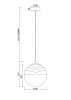 Подвесной светильник Maytoni Vinare P074PL-01BS