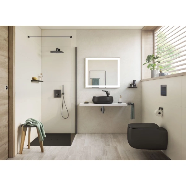 Унитаз подвесной Roca Beyond 3460B7640 безободковый, оникс матовый