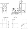 Чаша напольного унитаза Villeroy&Boch Aveo 6614 10R2