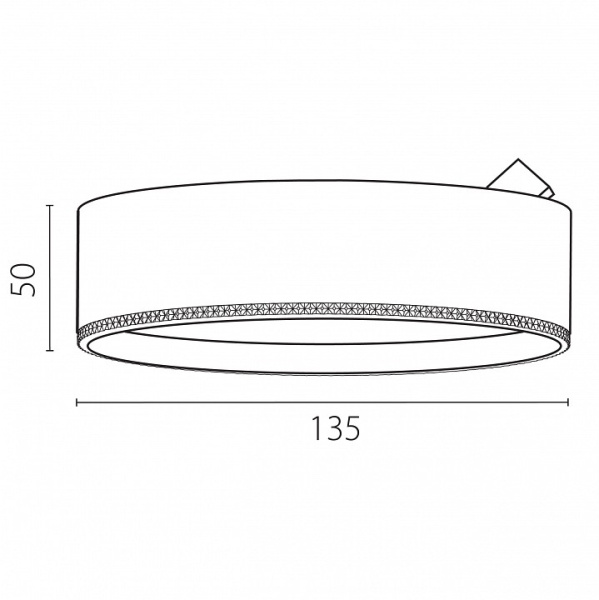 Плафон металлический Lightstar Alta Pro 215746