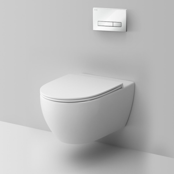 Комплект унитаза с инсталляцией AM.PM Awe IS30201.111700 с сиденьем микролифт клавиша белая глянцевая