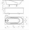 Акриловая ванна Aquatek Либерти Lifestyle 160x70 BER160-0000001