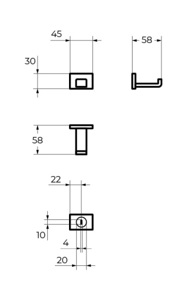 Крючок Cezares Maxima CZR-F-8922
