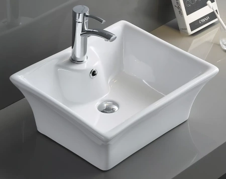 Раковина-чаша CeramaLux 9108 50x41,5 см, накладная, белый