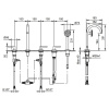 Смеситель для ванны Fantini Icona Deco 53 02 R165