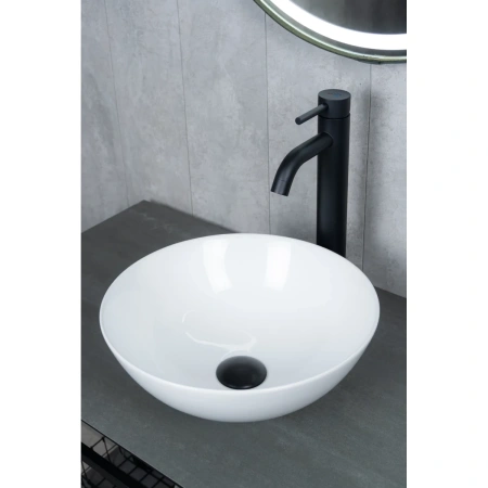 Раковина-чаша GID 9081W 36x36 см, накладная, белый