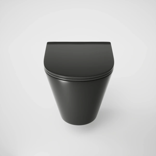 Унитаз подвесной Grossman GR-4477BMS безободковый, с сиденьем микролифт, черный матовый