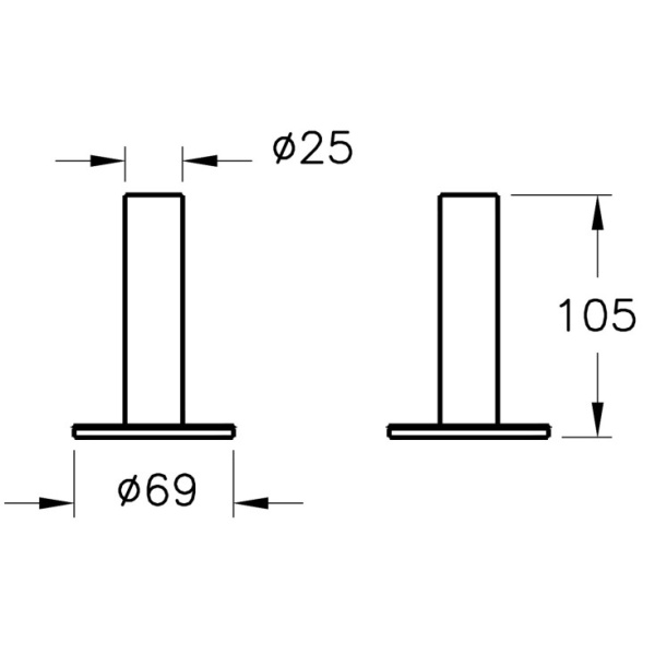 Держатель для зубных щеток Vitra Origin A4489626 медь