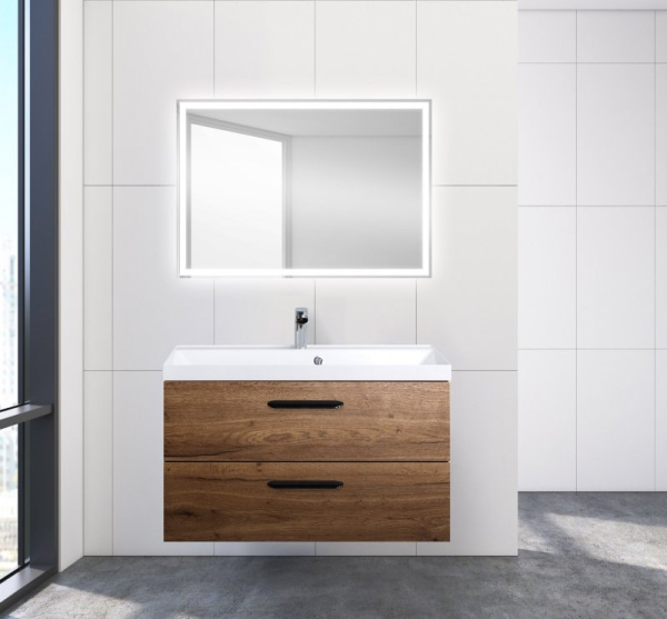 Тумба под раковину BelBagno AURORA-900-2C-SO-RT Rovere Tabacco