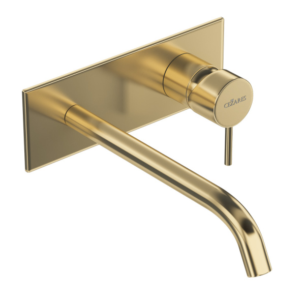 Смеситель для раковины Cezares Leaf LEAF-BLI1-L-SR золото