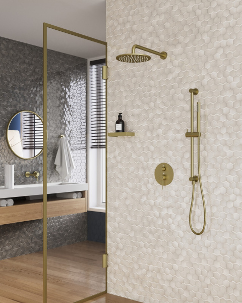 Душевая система Timo Saona SX-2309/17SM золото матовое