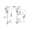 Смеситель для ванны Gessi Rettangolo 53129#031
