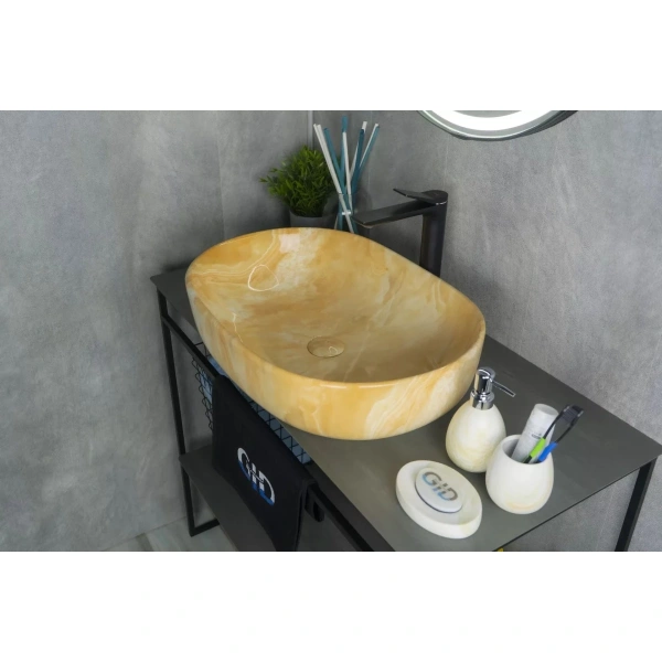 Раковина 60x40 см GID Stone Edition Mnc171