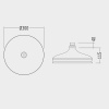 Верхний душ Devon&Devon Doccia AQ5130/SNOT золото