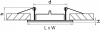 Встраиваемый светильник Lightstar Lega 16 011941