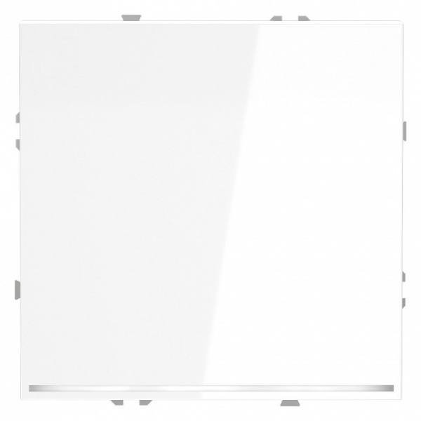 Выключатель одноклавишный с подсветкой без рамки Voltum S70 VLS010201