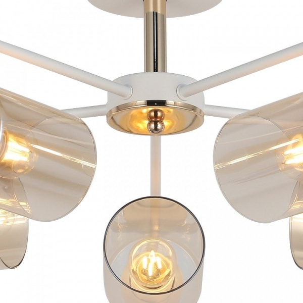 Люстра на штанге ILLUMICO IL8248-5COU-79 WH GD