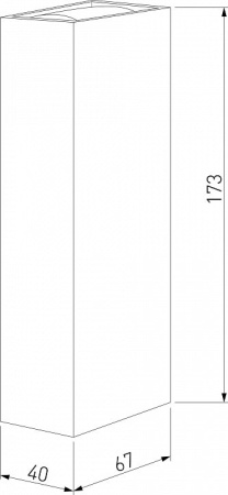 Накладной светильник Elektrostandard Blaze a057049