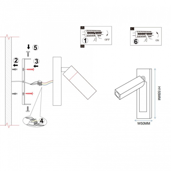 Бра Imperiumloft Chelsom 44,606